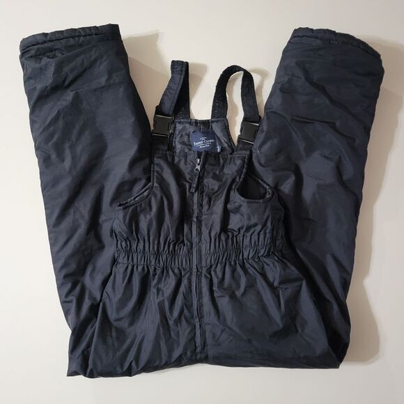 Faded Glory Unisex Kids Black Snow Bibs Pants - Picture 1 of 12